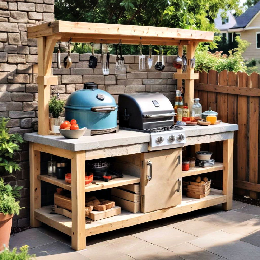 diy grill island