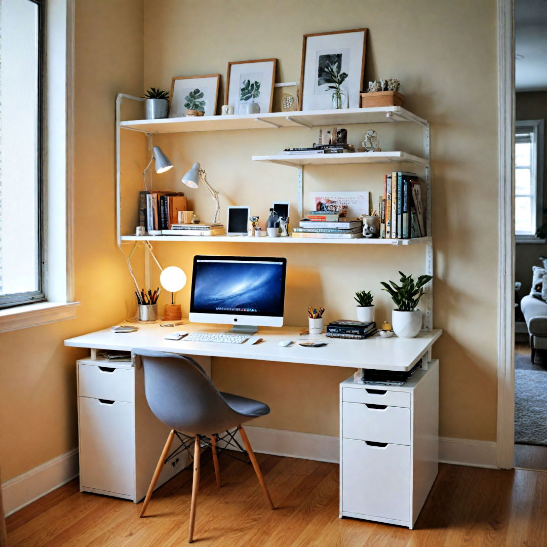 drop down desk station