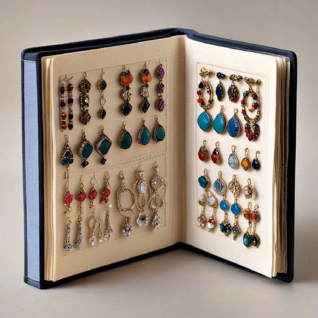 earring book