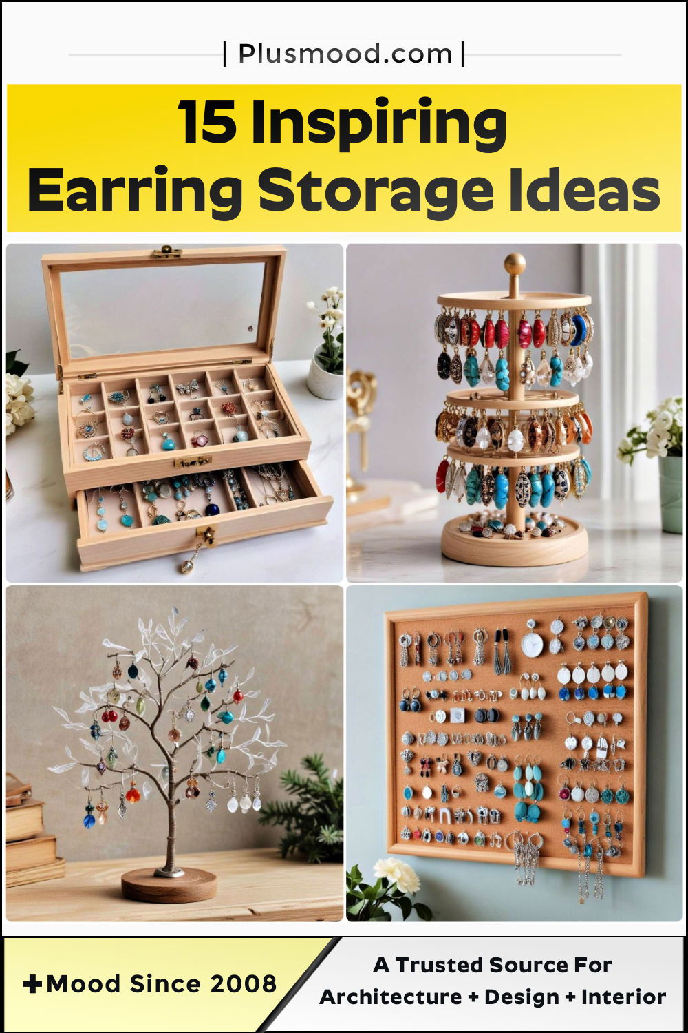 earring storage ideas and inspiration