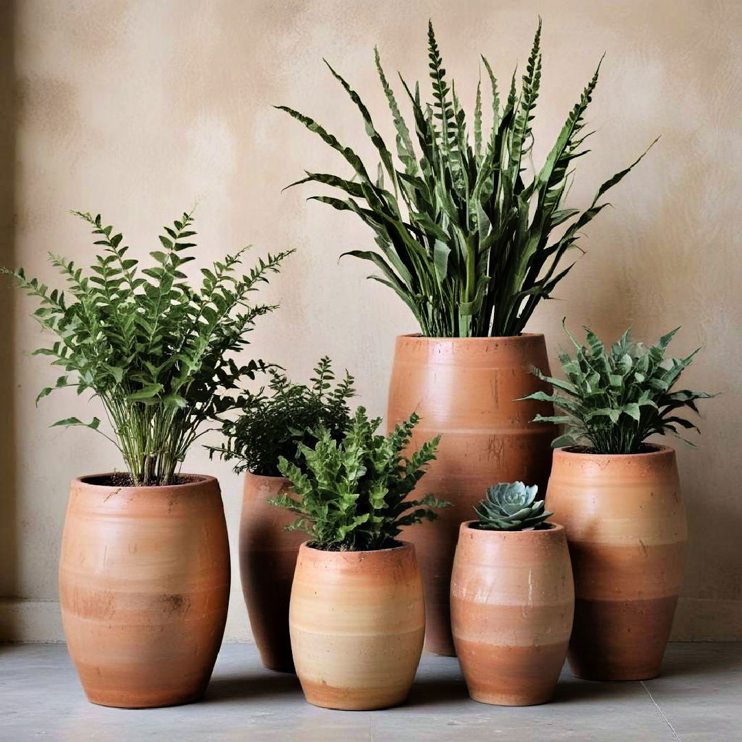 earthenware pots