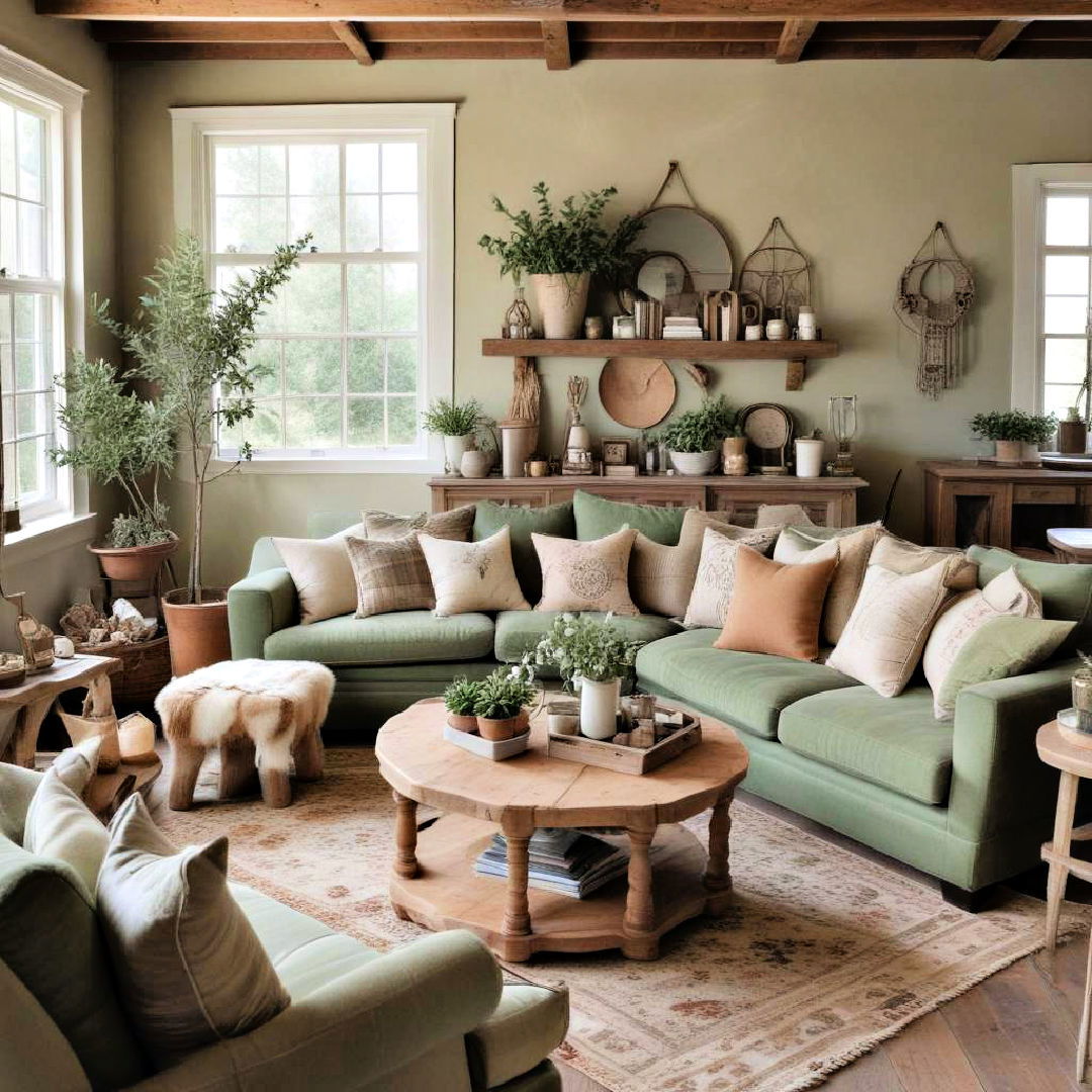 earthy accent pillows