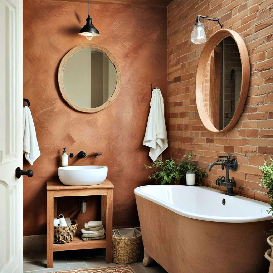 earthy terracotta