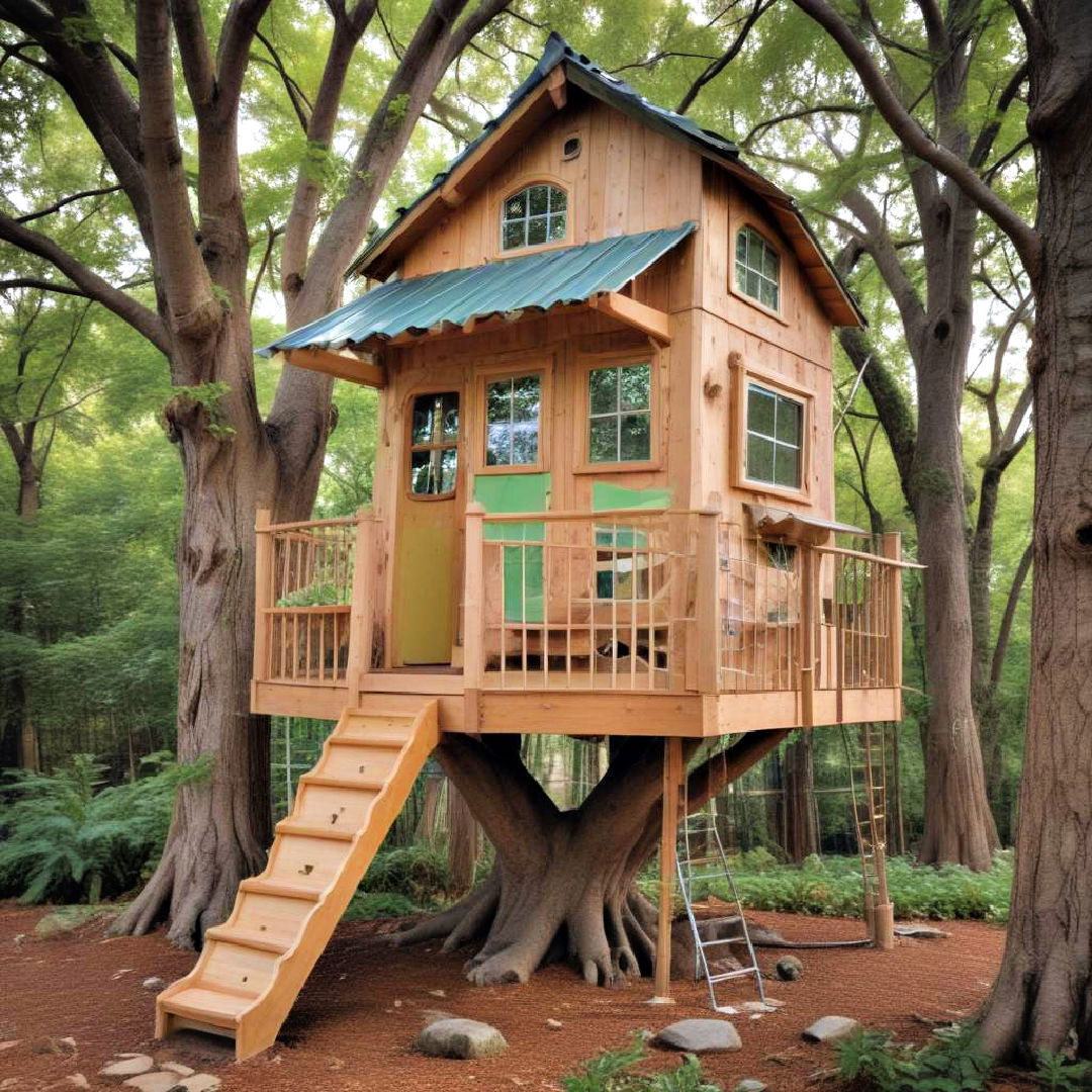 eco friendly treehouse