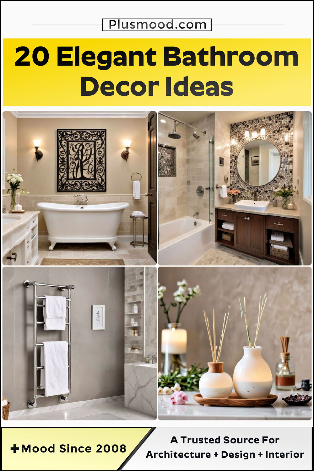 elegant bathroom decor ideas and inspiration