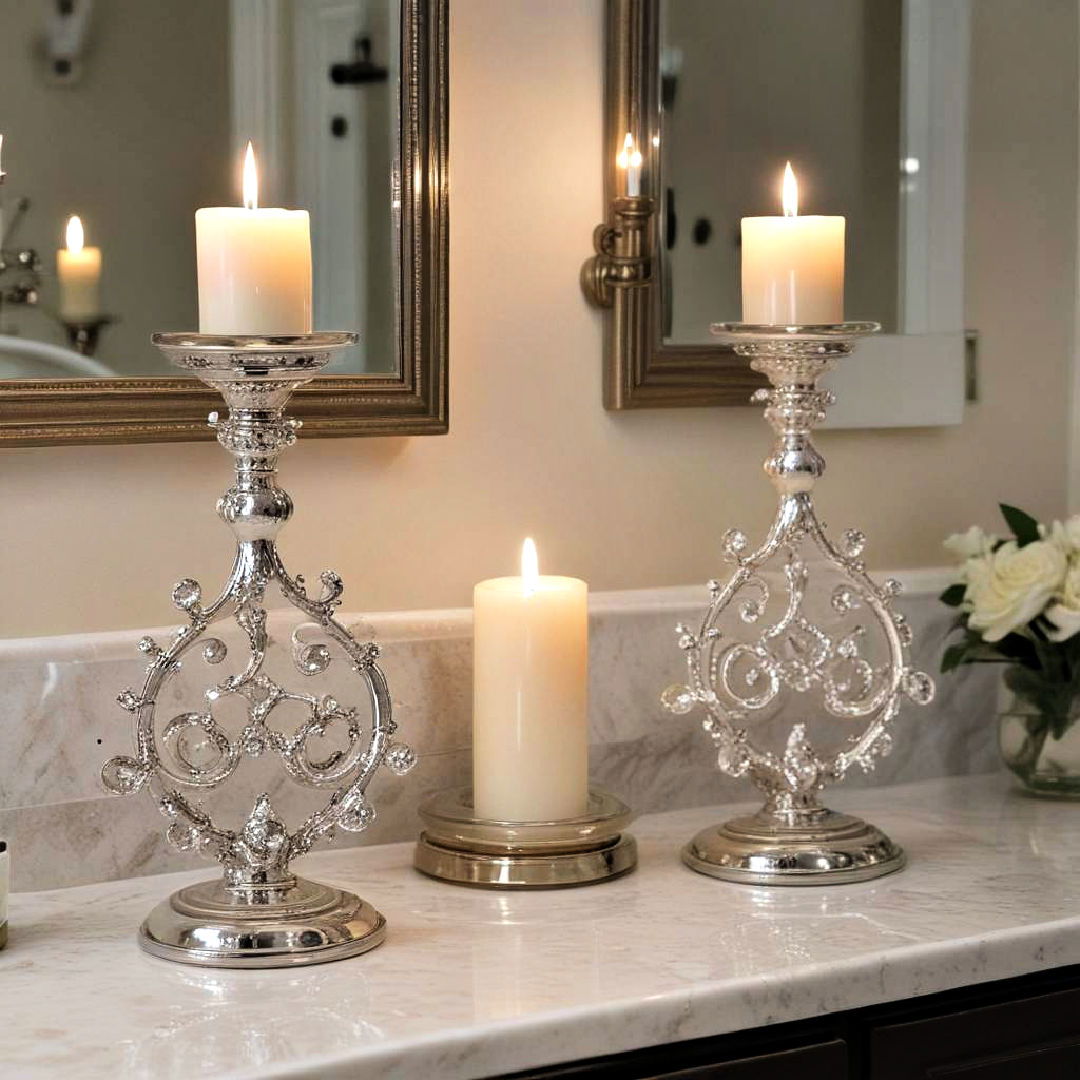 elegant candle holders