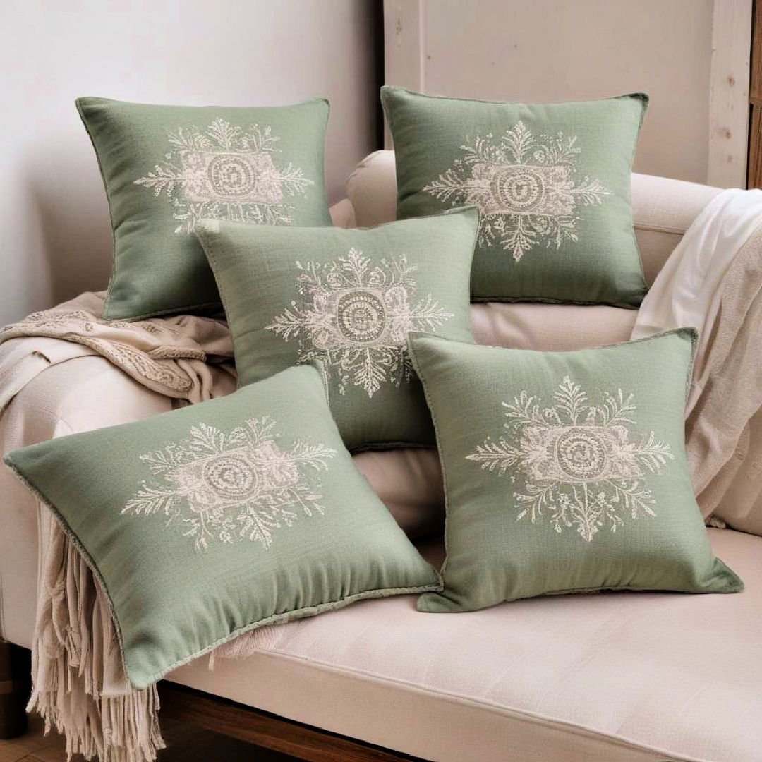 embroidered cushion covers