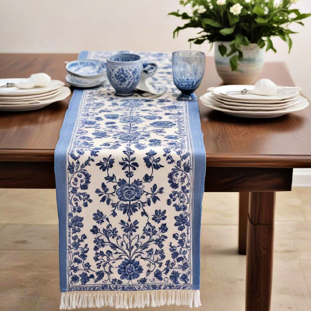 embroidered table runners