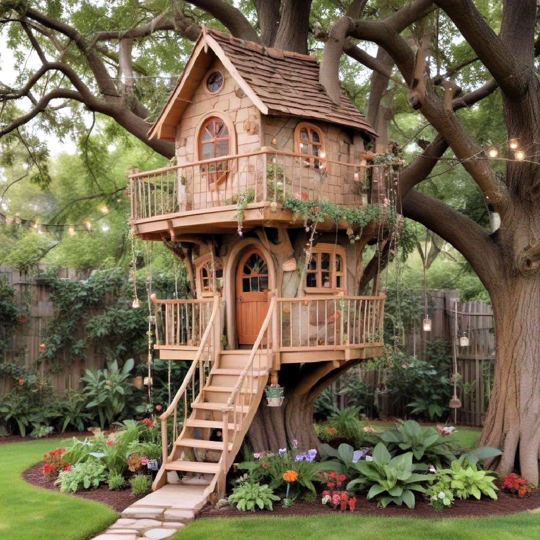 enchanted garden treehouse