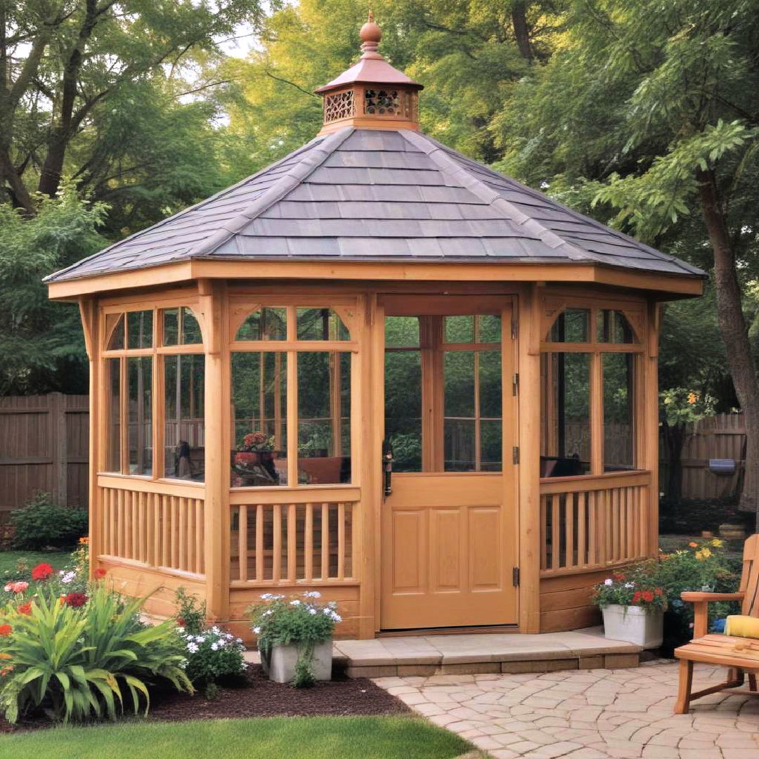 enclosed gazebo