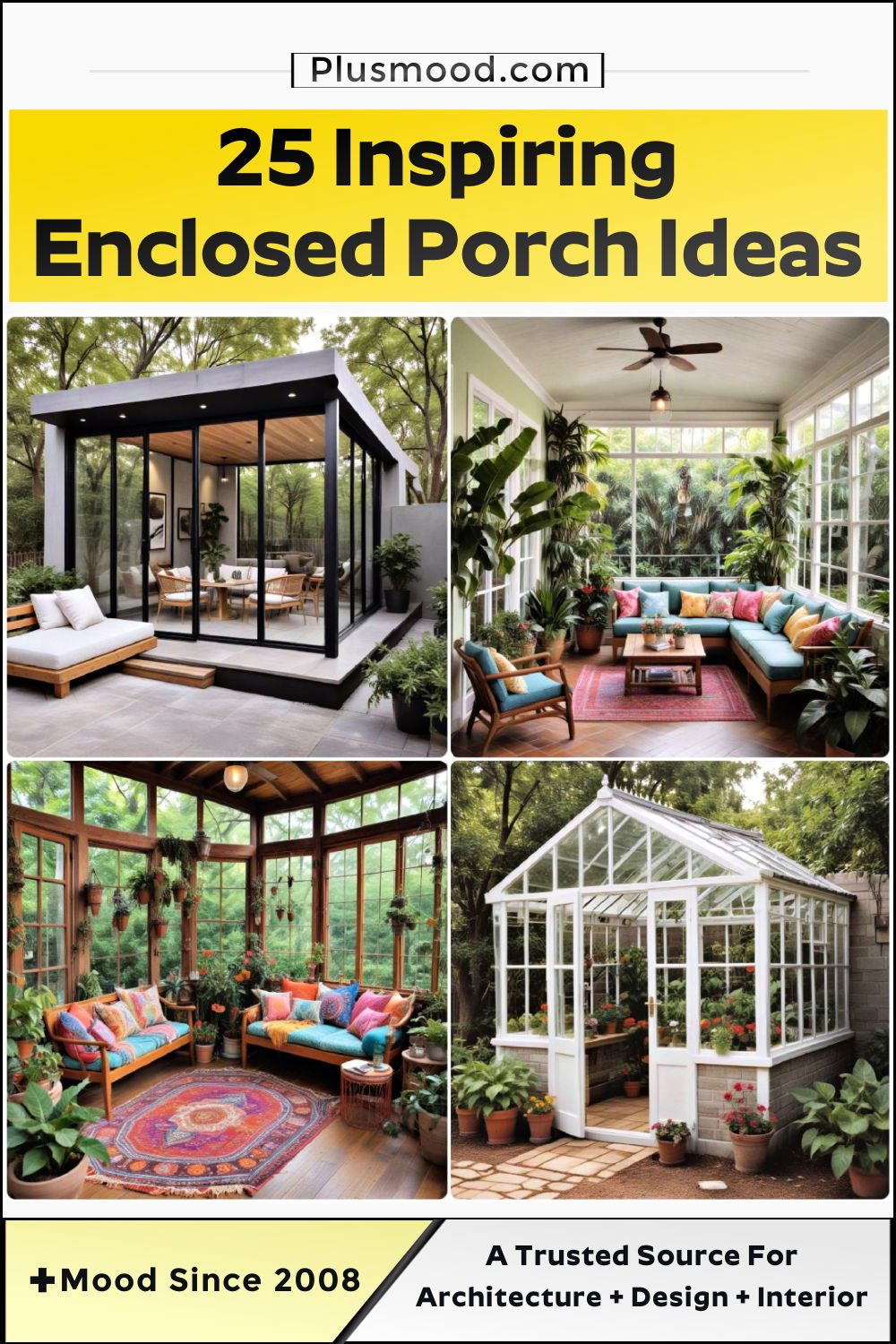 enclosed porch ideas and inspiration