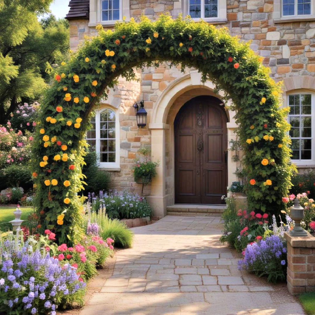 english garden archway