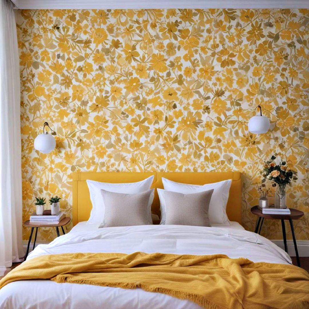 experiment with yellow wallpaper for dynamic walls