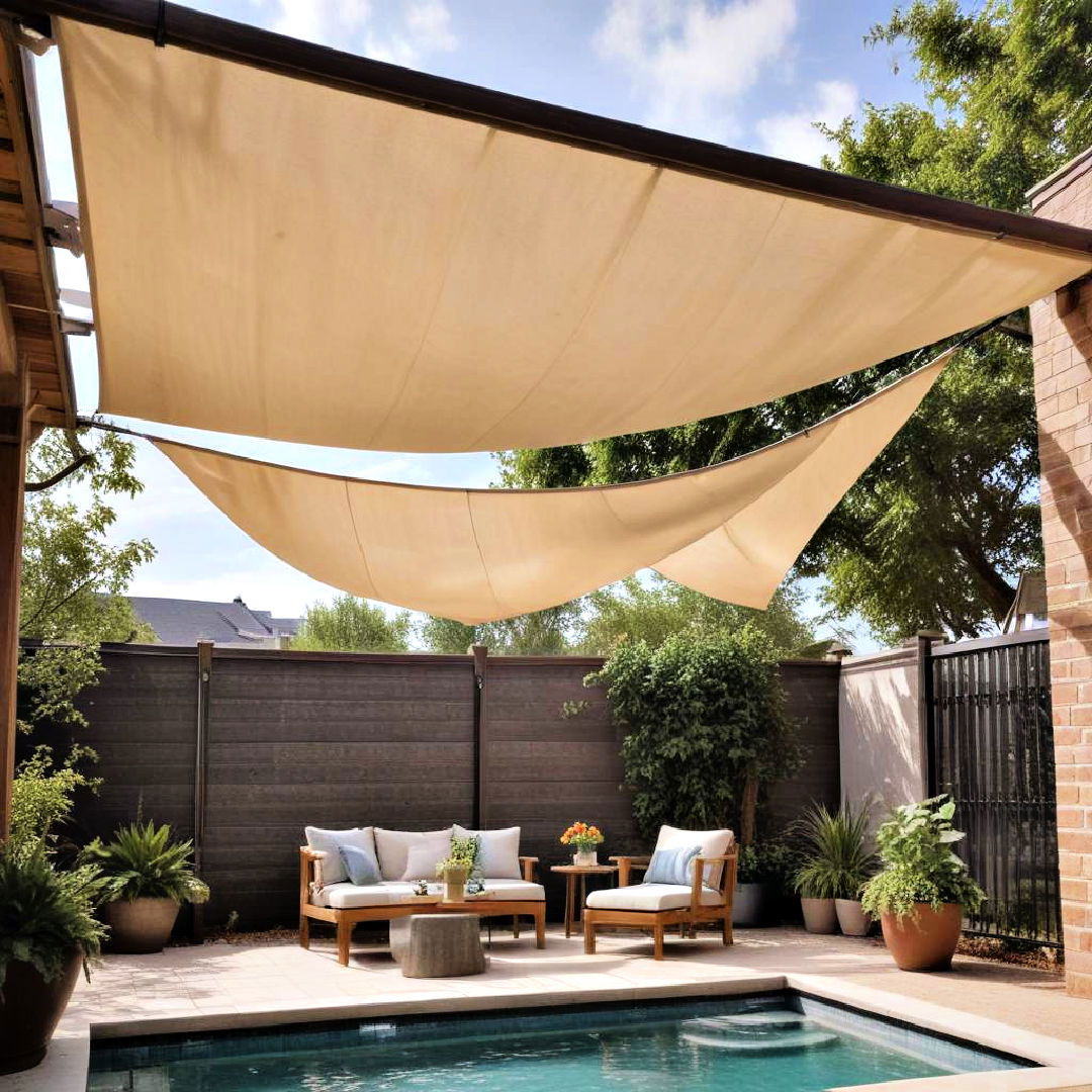 fabric sail shade