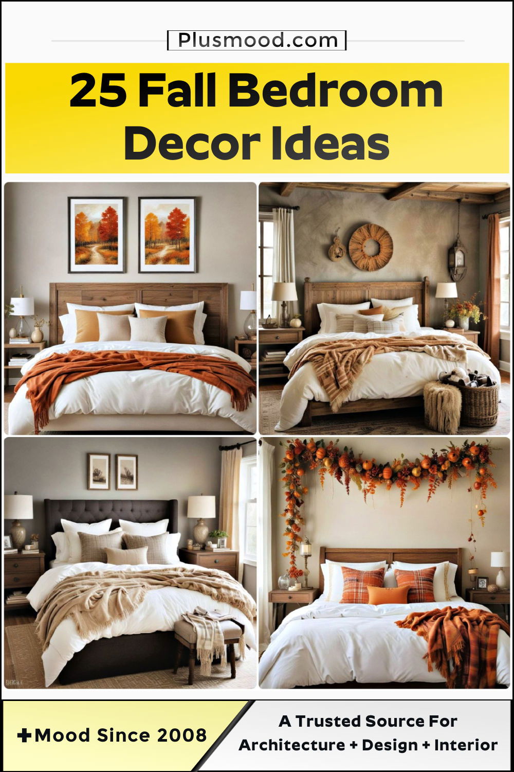 fall bedroom decor ideas and inspiration