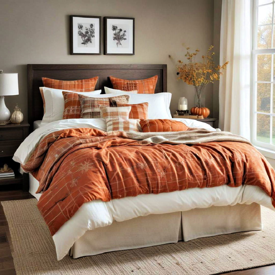 fall themed bedding