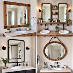 farmhouse bathroom mirror ideas