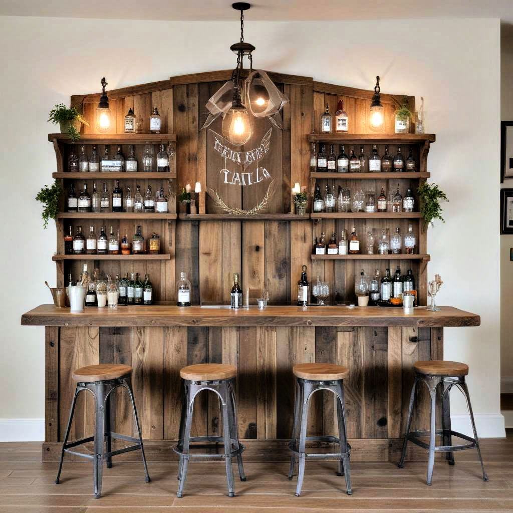 farmhouse chic bar