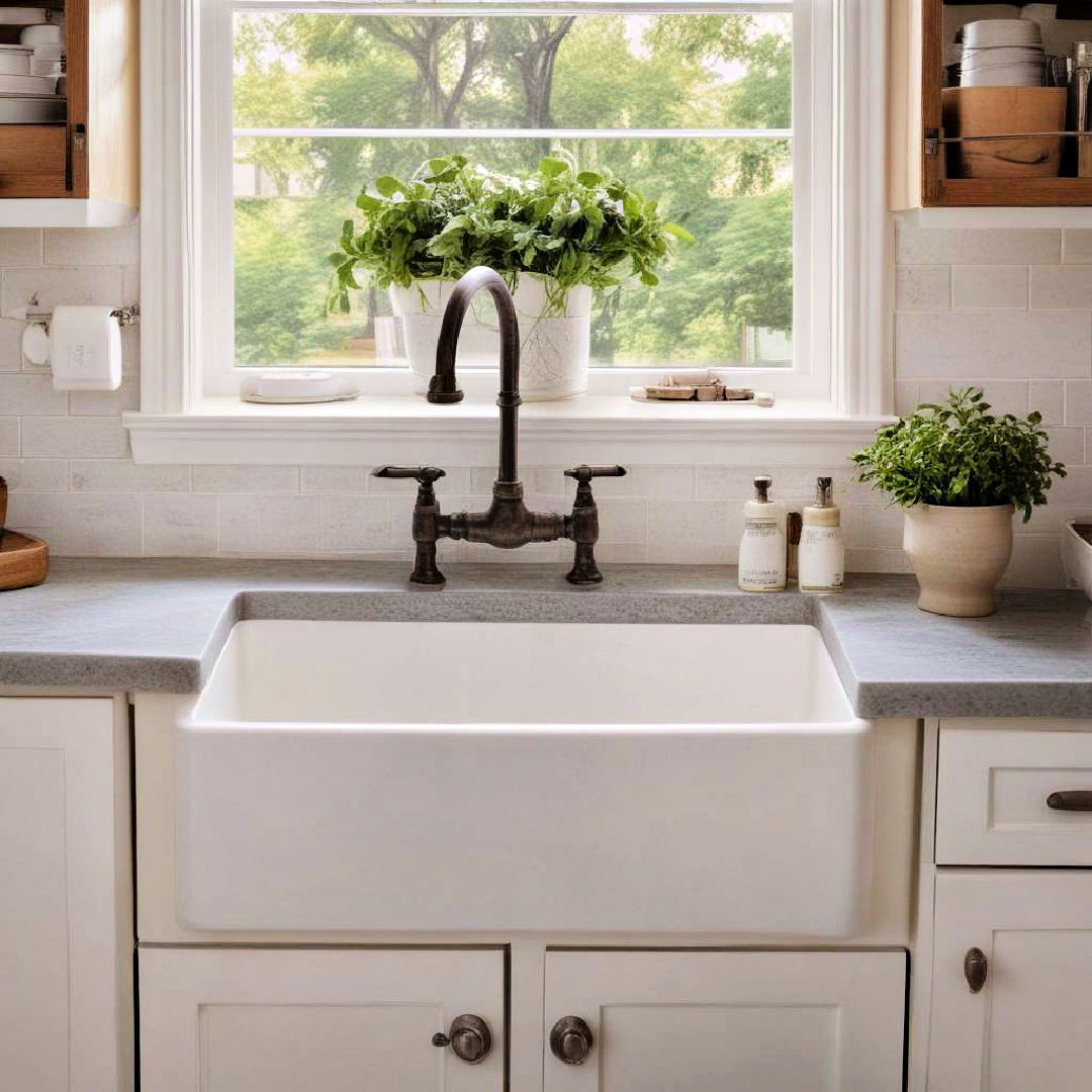 farmhouse sink