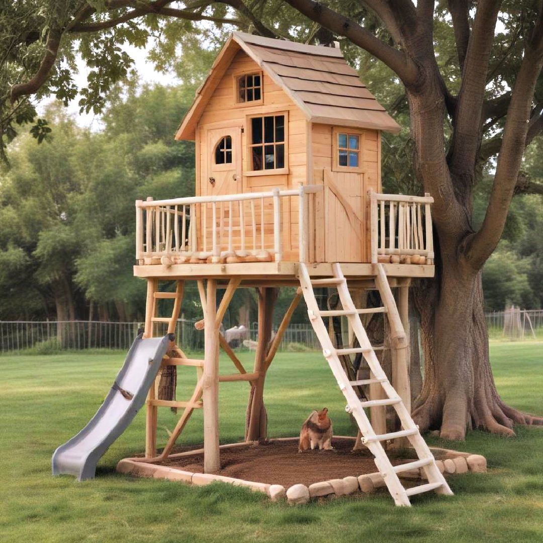 farmyard treehouse