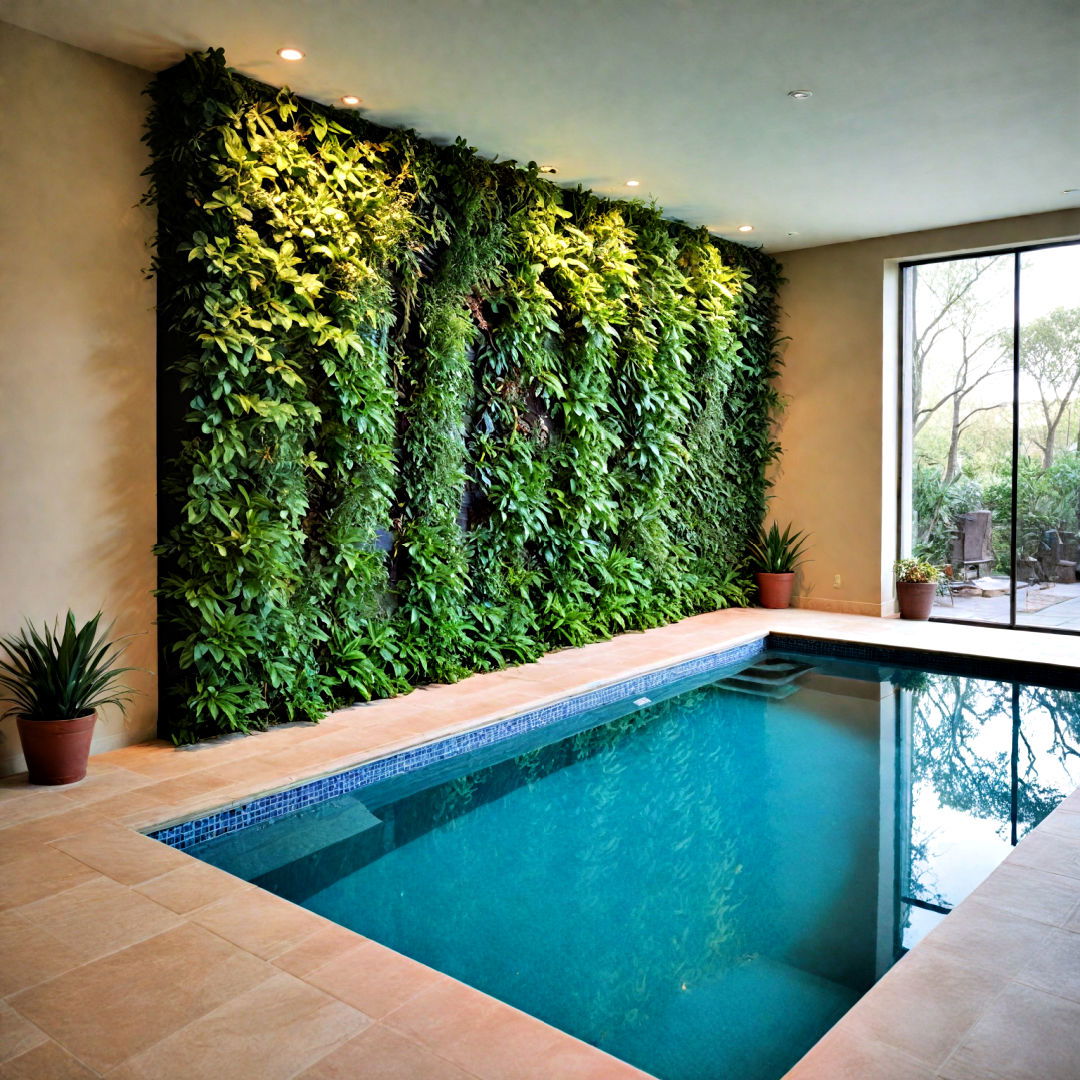 feature wall pool