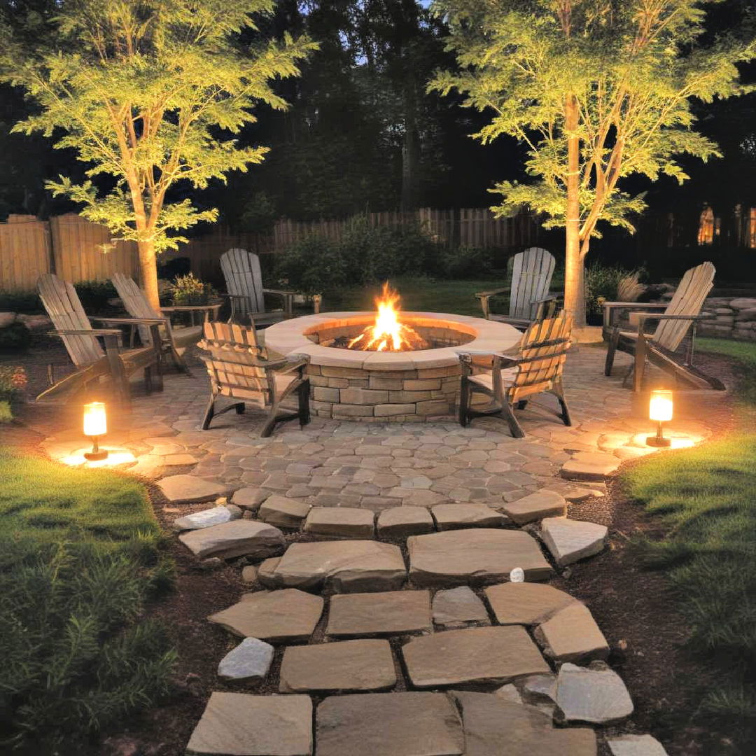 fire pit lighting