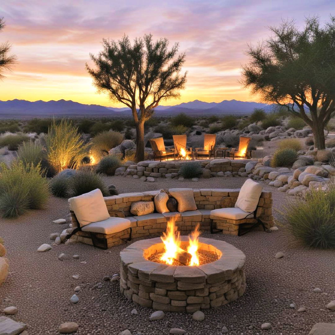 fire pits for evening gatherings