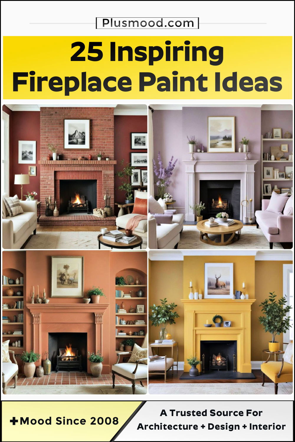 fireplace paint ideas and inspiration