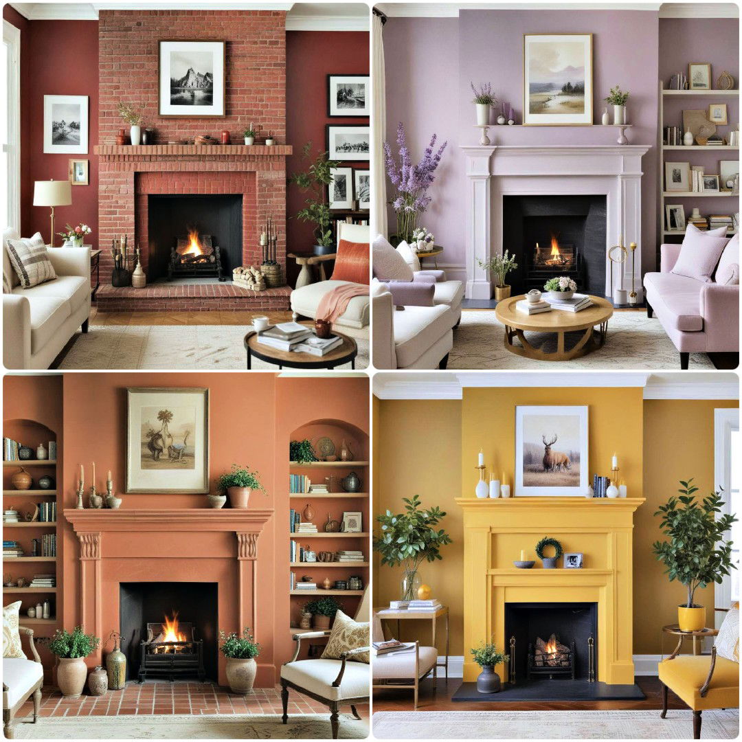 25 Painted Fireplace Ideas To Inspire Your Renovation