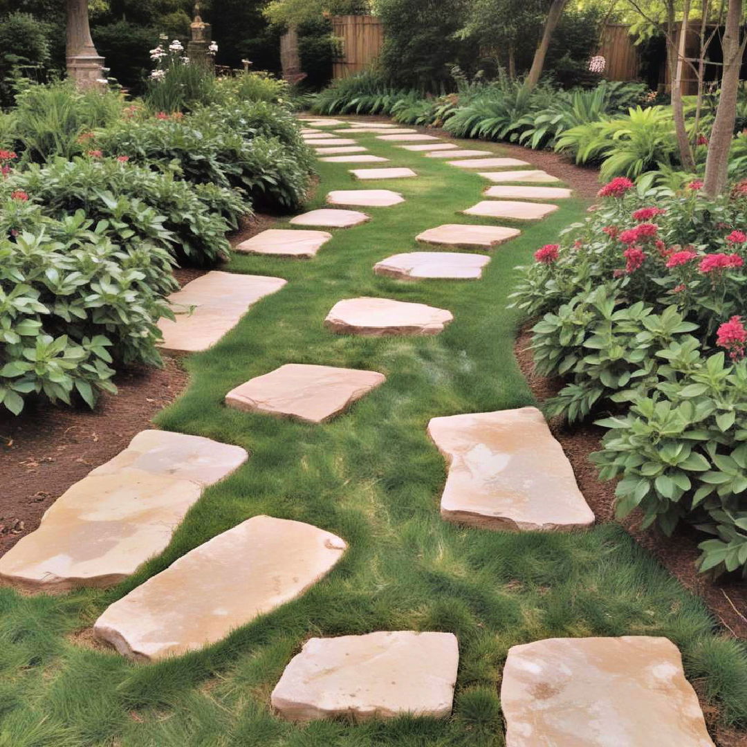 flagging stone paths