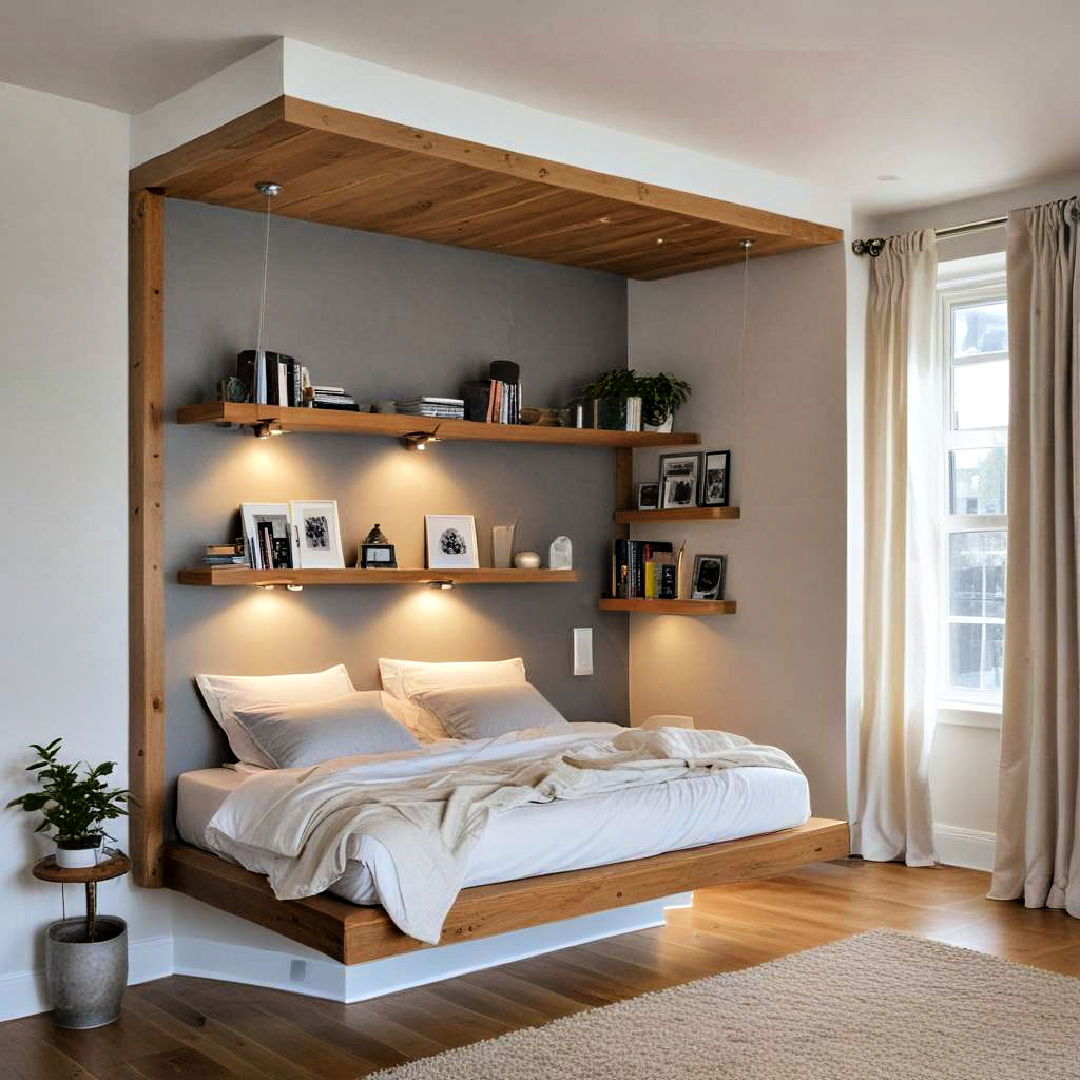 floating bed nook