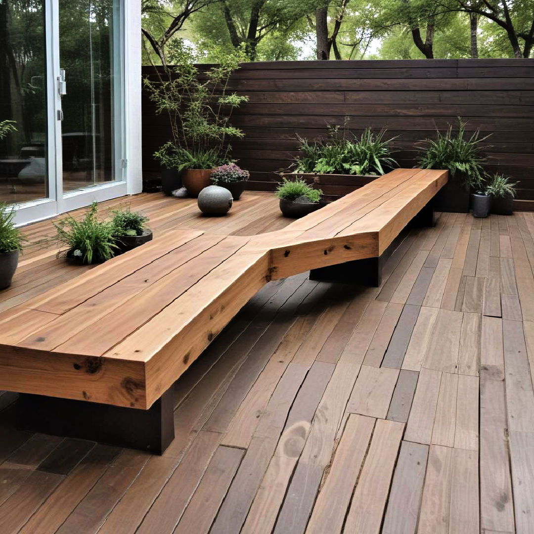 floating benches decks