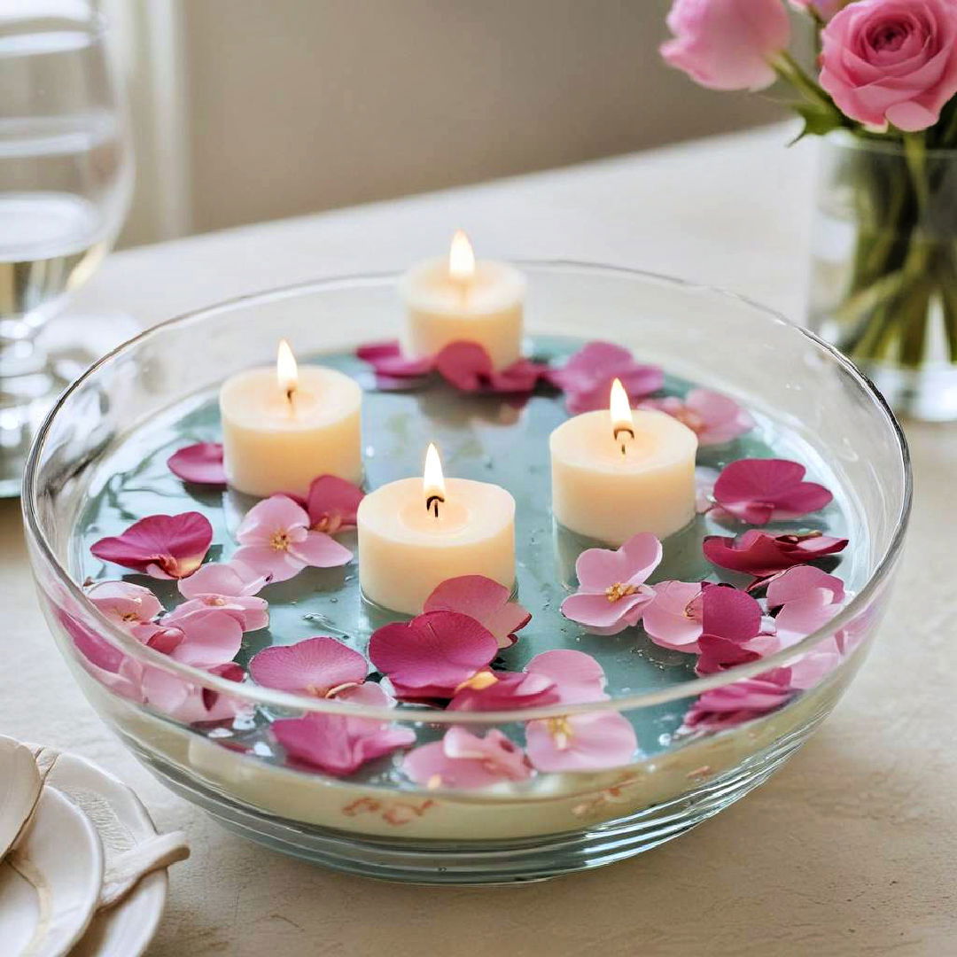 floating candle display