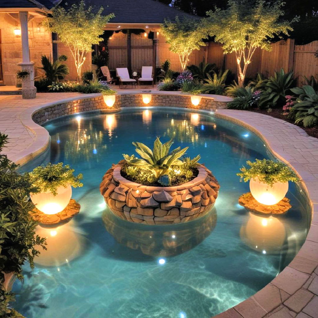 floating pool decorations