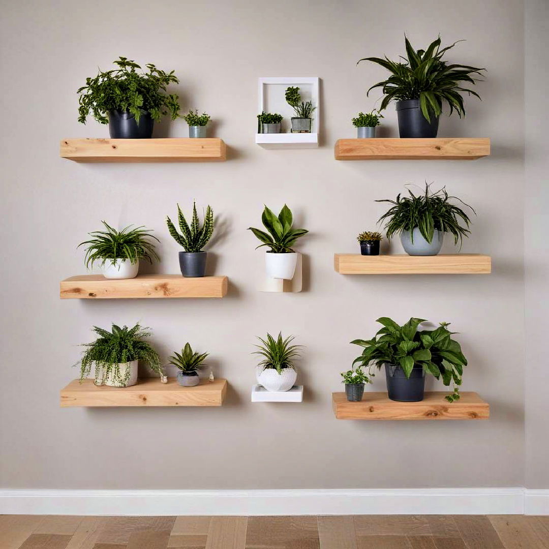 floating shelves