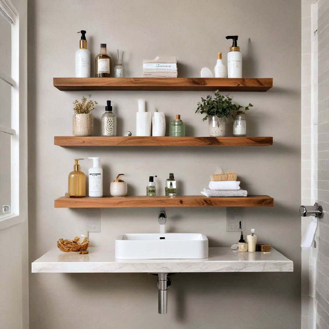 floating shelves