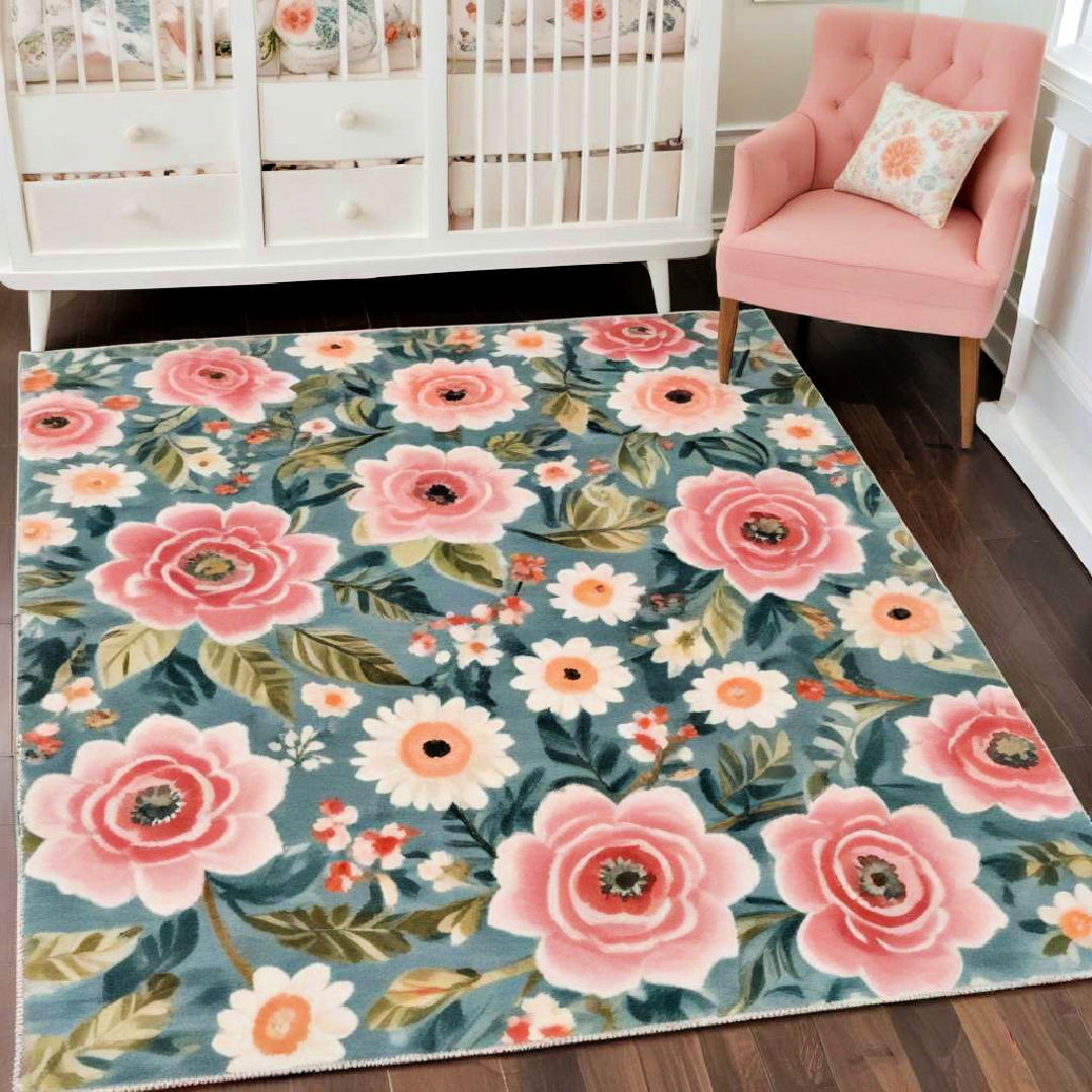 floral area rug