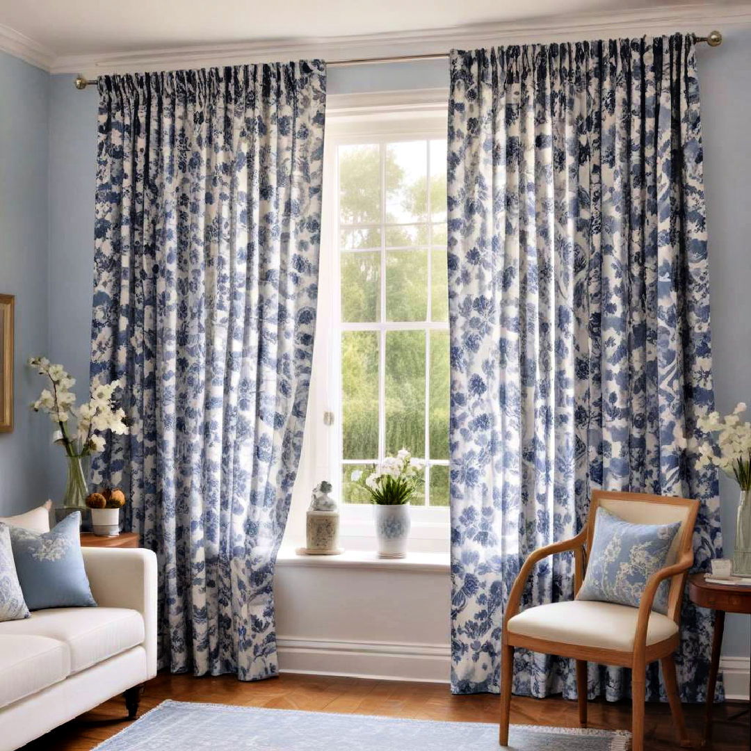 floral curtains