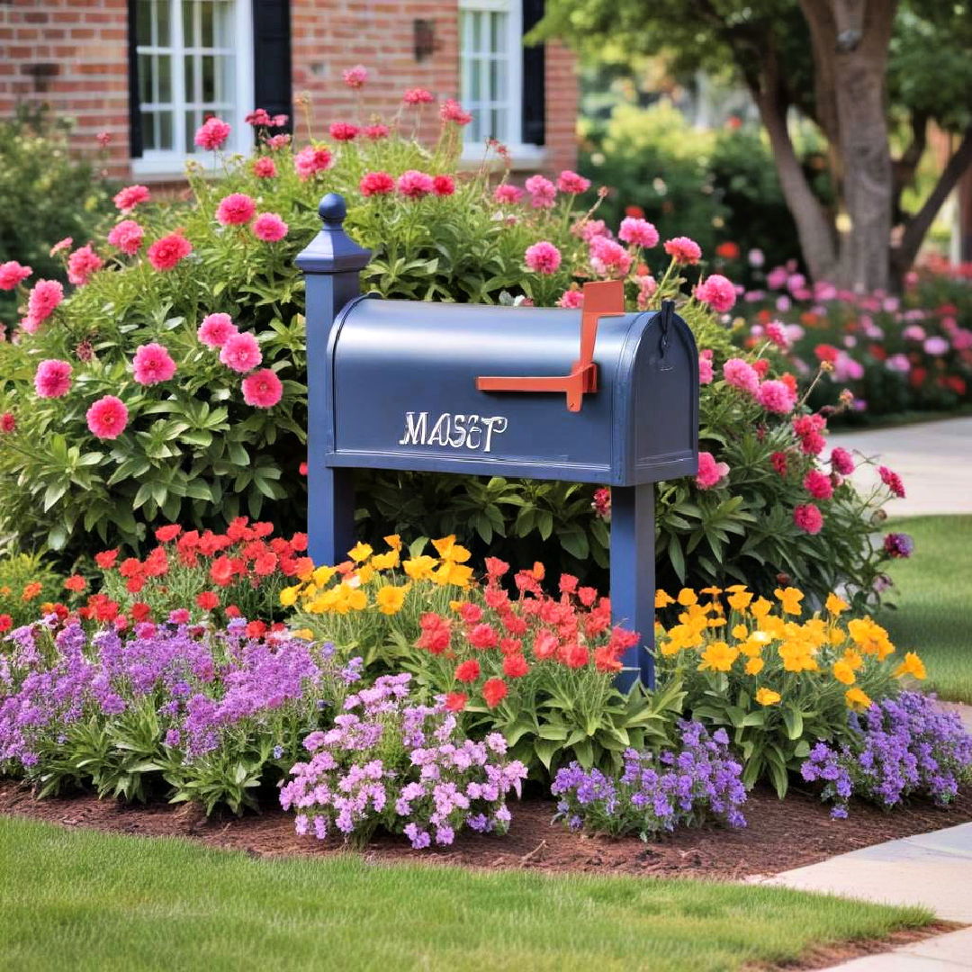 flowerbed surrounding