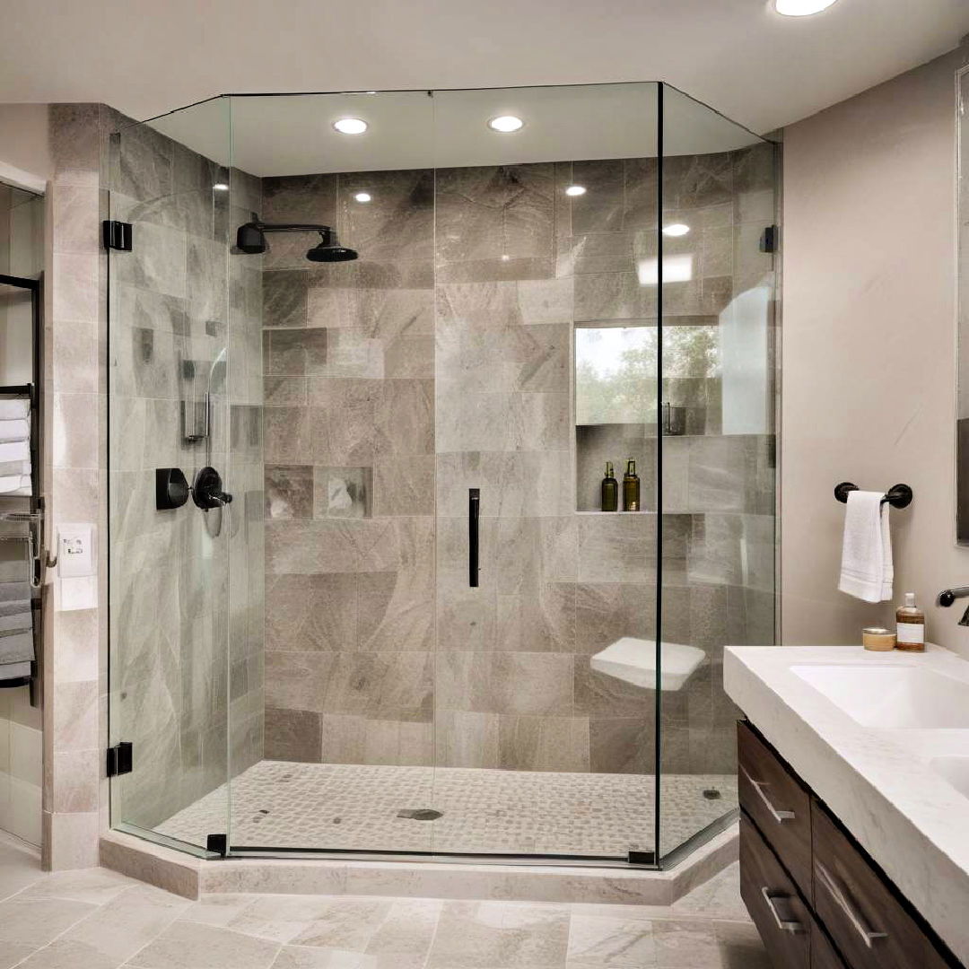 frameless glass showers