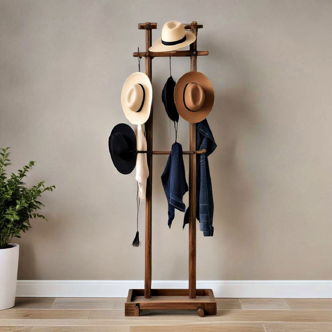 freestanding hat rack