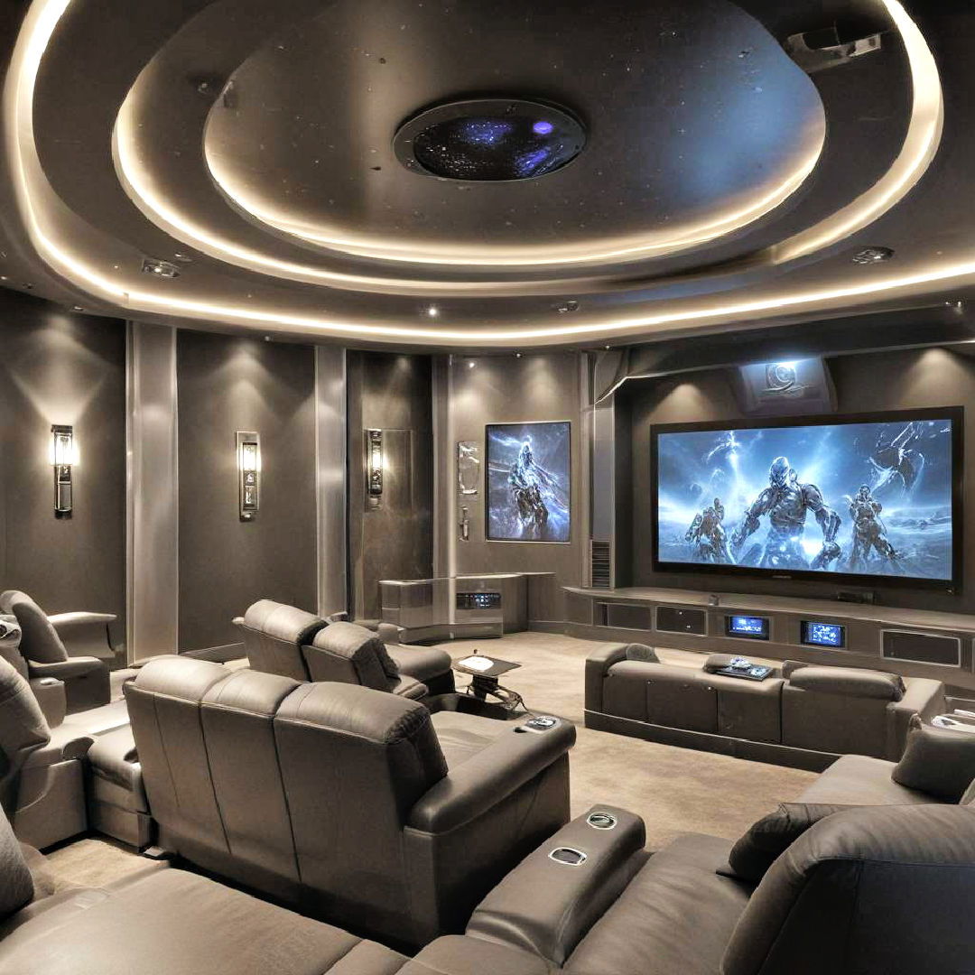 futuristic fantasy home theater