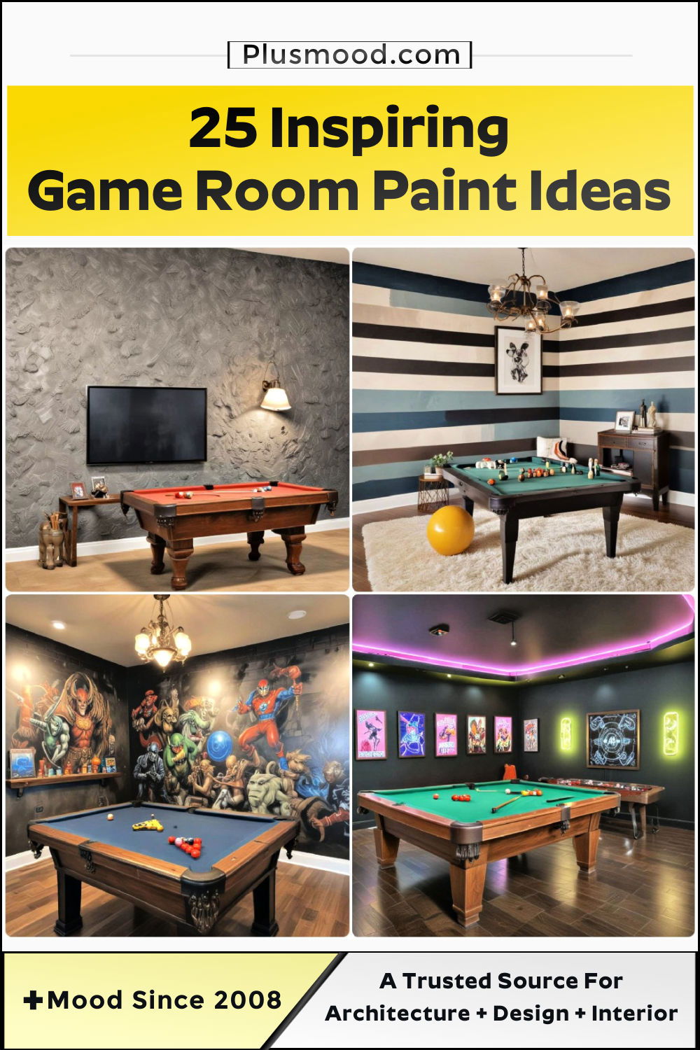 game room paint ideas and inspiration