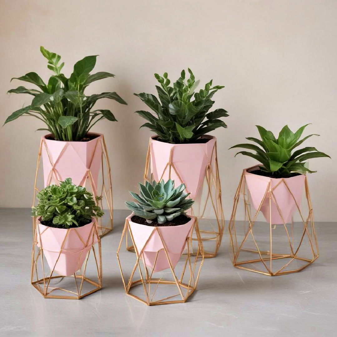 geometric planters