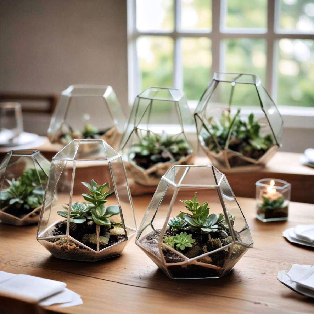 geometric terrariums