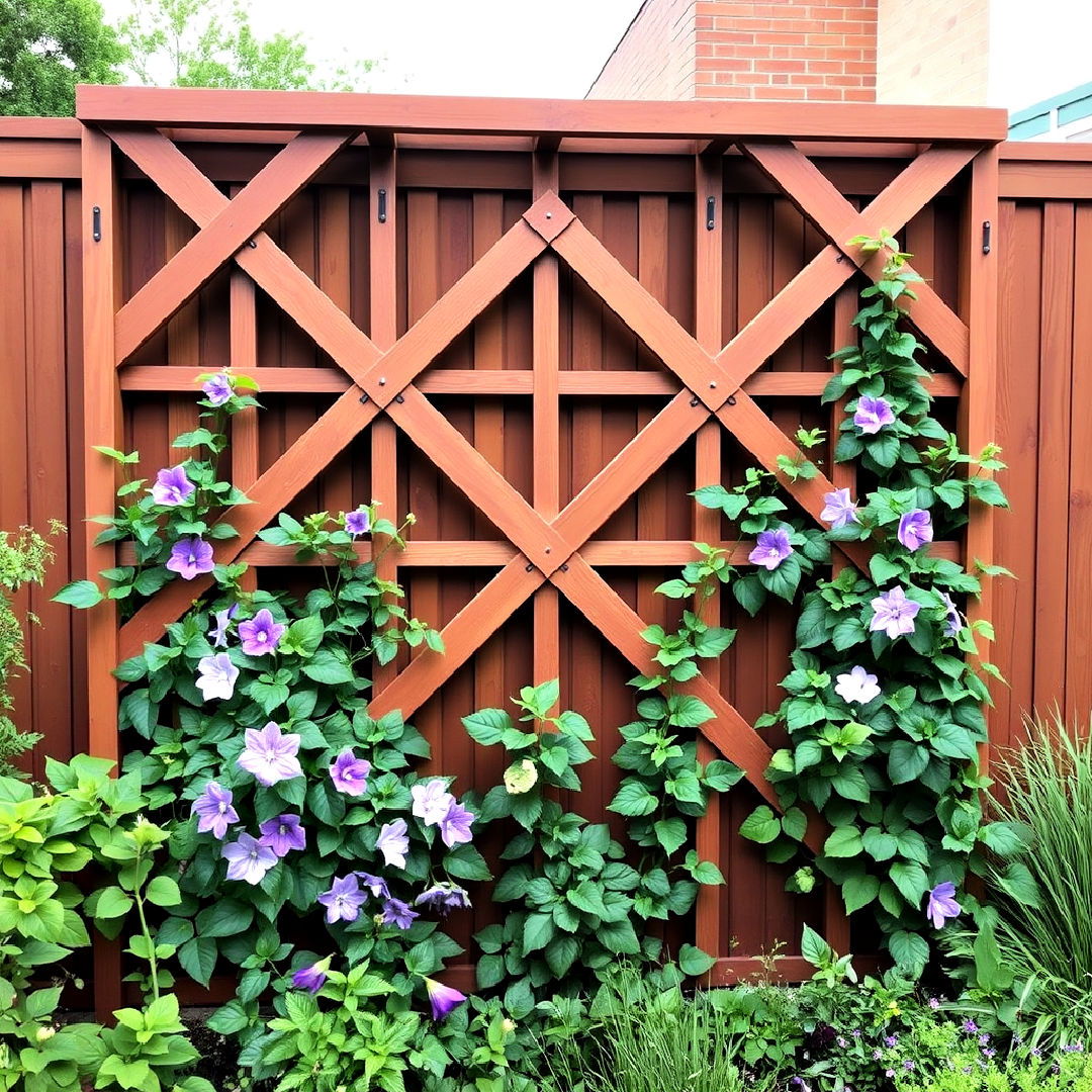 geometric trellis for modern gardens