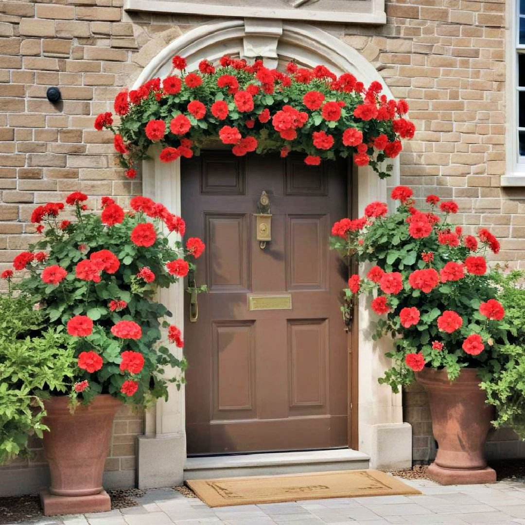 geraniums