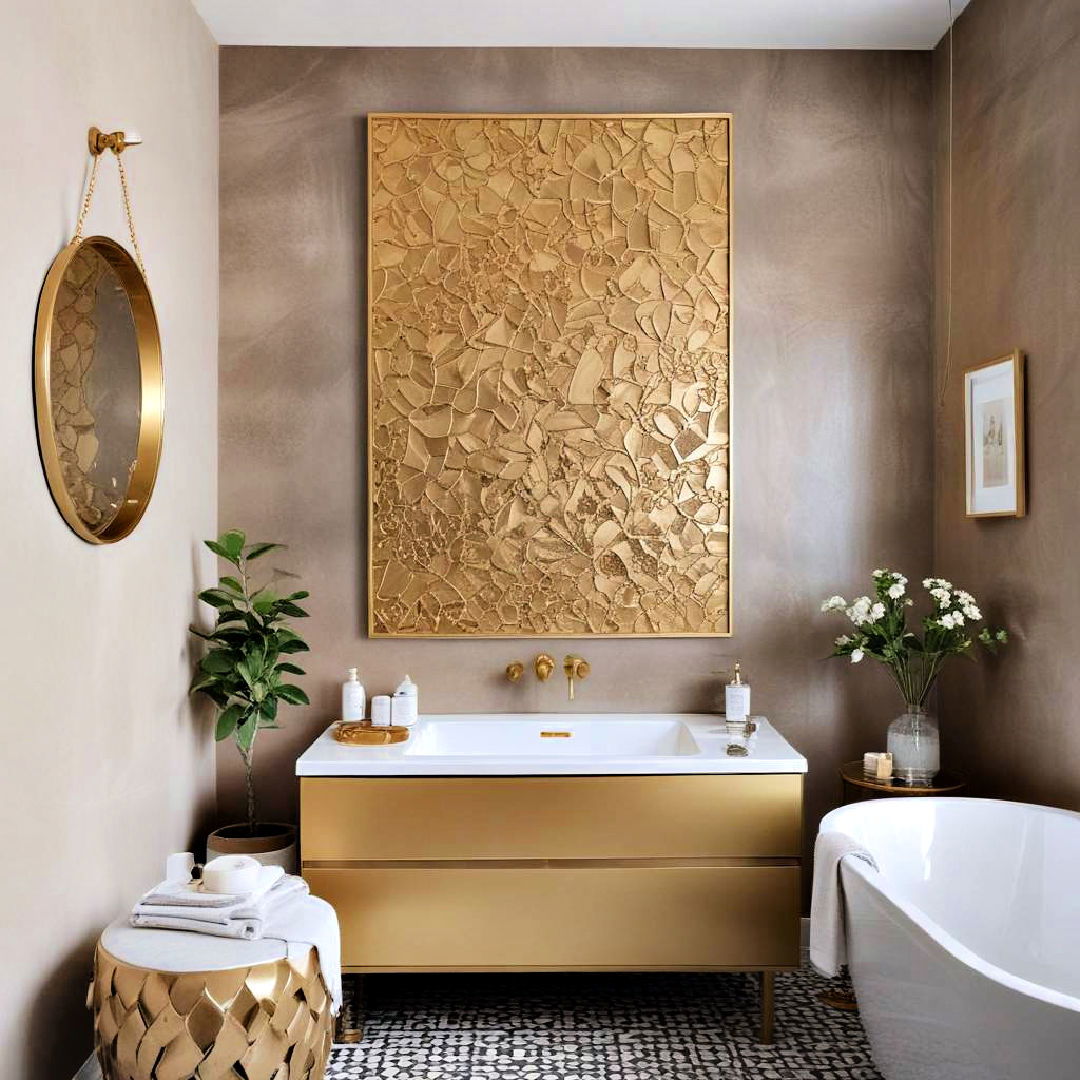 gold wall art