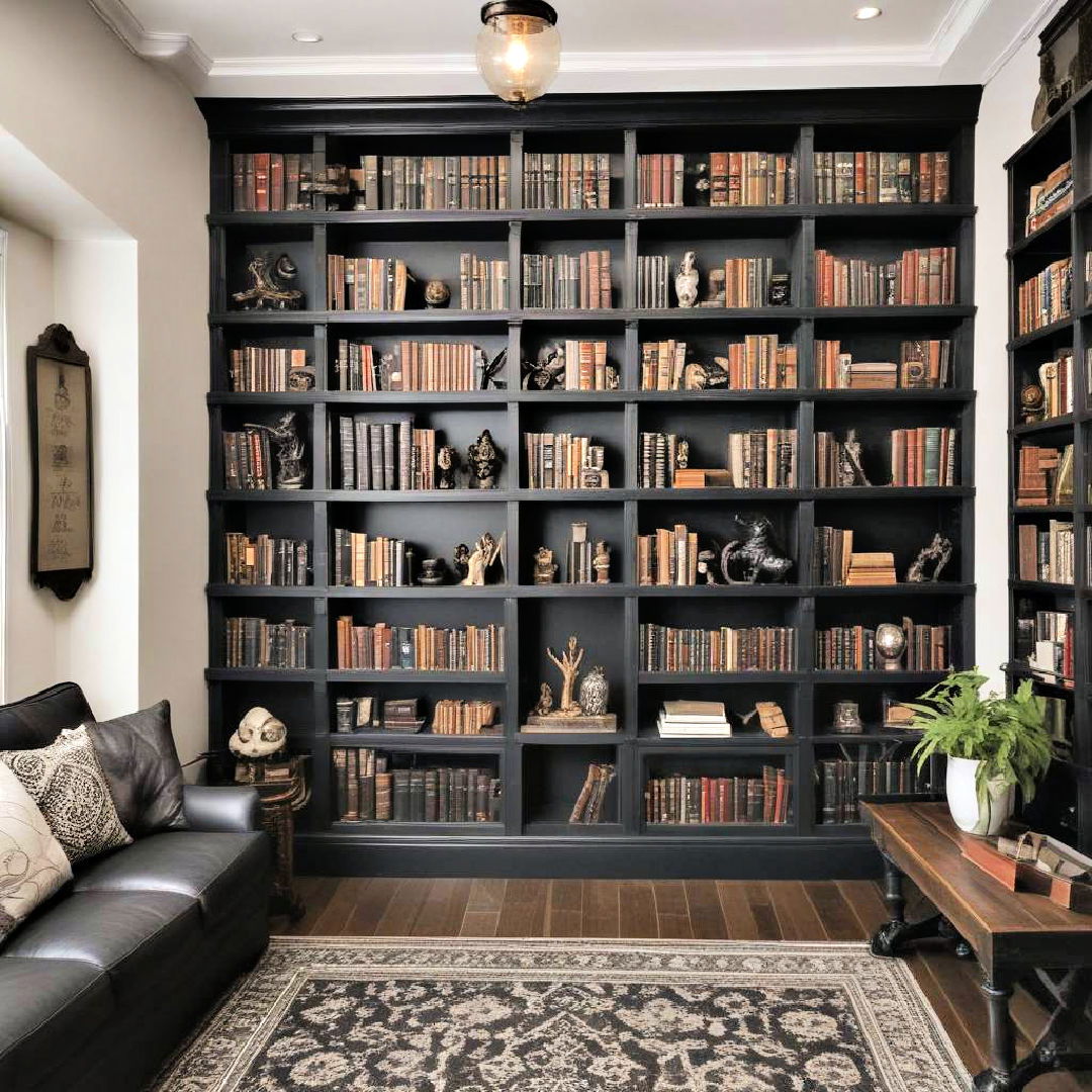 gothic inspired library