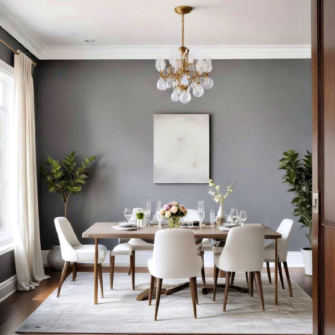 gray accent wall for subtle sophistication